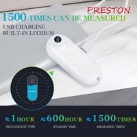 Nhiệt kế kỹ thuật số PRESTON, Nhiệt kế điện tử Mini không tiếp xúc phản hồi nhanh, Máy đo nhiệt độ cơ thể Màn hình kỹ thuật số Nhiệt kế hồng ngoại di động có thể sạc lại USB tại nhà