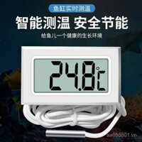 Nhiệt kế màn hình kỹ thuật số có đầu dò, cảm biến nhiệt độ điện tử đặc biệt cho nuôi cá có độ chính xác cao, nhiệt kế tủ lạnh