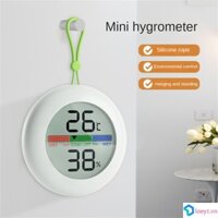 Nhiệt Kế Mini Trong Nhà Máy Đo Độ Ẩm Phòng Nhiệt Độ Kỹ Thuật Số Lcd Cảm Biến LOEY1