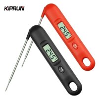 Nhiệt kế nhà bếp kỹ thuật số KIPRUN, Nhiệt kế thực phẩm có thể gập lại để nấu thịt bia, Đầu dò nhiệt kế lò nướng điện tử BBQ