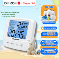 Nhiệt kế phòng điện tử METIS ẩm kế 3 trong 1 đo nhiệt độ và độ ẩm phòng ngủ cho bé