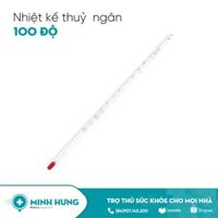 Nhiệt Kế Thuỷ Ngân 0-100 Độ