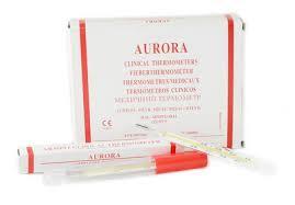 Nhiệt kế thủy ngân Aurora (Đức)