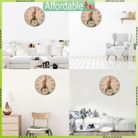 Nhiệt kế trong nhà ngoài trời AH Nhiệt kế treo tường cho sân ngoài và đồng hồ treo tường sân vườn có nhiệt kế