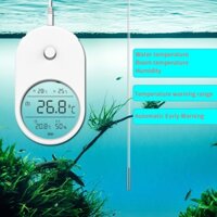Nhiệt kế tự dính bể cá LCD Kỹ thuật số bể cá Nhiệt kế Mini Màn hình lớn Máy đo nhiệt độ Terrarium0-50°C
