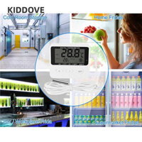 Nhiệt kế tủ đông KIDDOVE, với cảm biến bên ngoài Nhiệt kế tủ lạnh kỹ thuật số, Nhiệt kế hồ cá cầm tay chất lượng cao