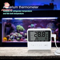 Nhiệt kế tủ đông PWSEND, với cảm biến bên ngoài Nhiệt kế tủ lạnh di động, Nhiệt kế hồ cá kỹ thuật số chất lượng cao