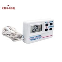 🔥Nhiệt kế tủ lạnh kỹ thuật số Nhiệt kế tủ lạnh ngoài trời trong nhà với 2 cảm biến và báo động cho nhà hàng gia đình Dễ sử dụng