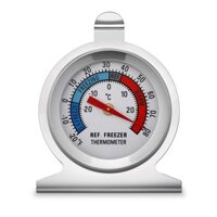 Nhiệt kế tủ lạnh quay số KT THERMO có đọc tức thì, Nhiệt kế tủ đông bằng thép không gỉ 2 Inch...