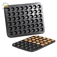 [Nhiều] 48 Lỗ Mini Bánh Muffin Tròn Chảo Bánh Cupcake Khuôn Chống Dính Đĩa Nướng Bánh Bằng Thép Carbon Khay Bánh Ngọt Dụng Cụ Nướng Nhà Bếp Tốt