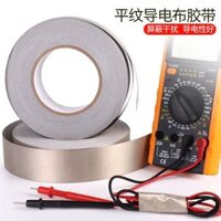 Nhiễu điện từ bức xạ lá chắn cách ly băng keo hai mặt bạc đồng bằng đứng về phía băng keo hoặc vải dẫn điện