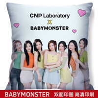 Nhiều Giảm Giá babymonster Hàng Hóa HYEON Shinsha Xanh RUKA Lee Cha Ren Bao Quái Vật Cùng Phong Cách Cổ Vũ Ảnh Gối Ngôi Sao Hàng Hóa