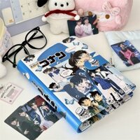 Nhiều Giảm Giá Xiaohongshu Cùng Phong Cách Thám Tử Lừng Danh Conan Da PU Thẻ Sách Giá Trị Cao ins Bốn Cung Điện Lưới Sinh Viên Photocard Lưu Trữ Sách Ngôi Sao Hàng Hóa