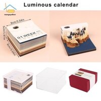 [Nhiều] Lịch Để Bàn Lâu Đài Có Đèn LED Lịch 2025 Memo Pad Lịch Để Bàn Sáng Tạo Ghi Chú DIY Notepad 3D Lịch Nghệ Thuật Khắc Giấy Quà Tặng Nhà Điêu Khắc Quà Tặng Cho Trường Học Tại Nhà