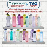 [Nhiều Màu] Bình nước Tupperware Eco Bottle Chính Hãng 500ml-750ml-1L-1.5L Nhựa Nguyên Sinh