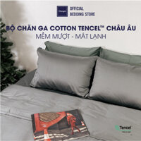 [Nhiều màu] Bộ 5 món chăn ga lụa Cotton Tencel (Áo) Changmi Bedding 60S siêu mềm mượt và mát lạnh. Tencel chính hãng.
