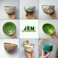 [Nhiều mẫu] Chawan Celadon Nhật Bản - bát đánh matcha - Gốm Nhật 2hand