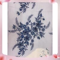 [Nhiều màu] Combo 4 cành Bông lưới 3D ghép đồ - MS 8054