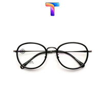 [Nhiều màu] Gọng mắt kính tròn nam nữ 35056 Chrome Hearts [Ảnh thật]