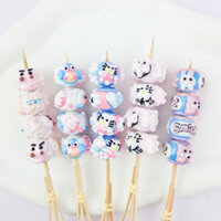 Nhiều Màu Hỗn Hợp Handmade Dầu Nặng Đính Hạt DIY Trang Sức Phụ Kiện Macaron Màu Sơn Hạt Gian Hàng Hạt20250214