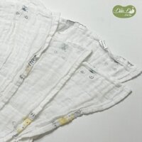 Nhiều mẫu -Khăn tắm 2 lớp vải xô muslin cotton mềm min cho bé, người già, người lớn - Đậu đỏ shop