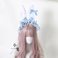 Nhiều Màu lolita lolita Alice Tai Thỏ KC Ngọt Ren Mũ Trùm Đầu Mũ Tai Thỏ lolita Phụ Kiện Tóc Nhiều Màu lolita Alice Tai Thỏ KC Ngọt Ren Đầu Mũ Trùm Đầu Tai Thỏ lolita Phụ Kiện Tóc