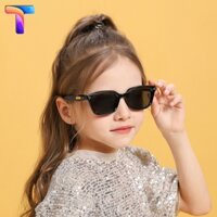 [Nhiều Màu] Mắt kính râm mát trẻ em trai gái phân cực Polarized vuông 7134