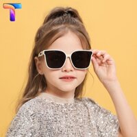 [Nhiều màu] Mắt kính râm mát trẻ em trai gái phân cực vuông Polarized 8133