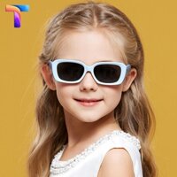 [Nhiều Màu] Mắt kính râm mát trẻ em trai gái phân cực Polarized vuông 2156