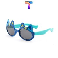 [Nhiều màu] Mắt kính râm mát trẻ em hình mèo phân cực Polarized 8233