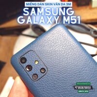 [Nhiều Mẫu] Miếng Dán Skin PPF Đổi Màu Điện Thoại Samsung Galaxy M51 Cao Cấp Phiên Bản Vân Da 3M