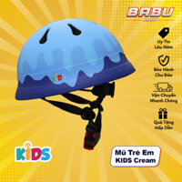 [Nhiều Màu] Mũ Bảo Hiểm Trẻ Em KIDS Cream Cho Bé Từ 1-5 Tuổi Siêu Nhẹ Cao Cấp Dùng Đi Xe Đạp, Xe Máy