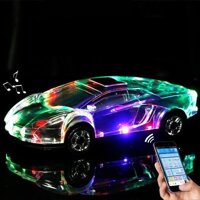 Nhiều Màu Sắc Pha Lê Hình Xe Ô Tô Âm Thanh Bluetooth Đèn Sáng Nhiều Màu Sắc Loa Mini Lamborghini Thể Thao Loa Siêu Trầm