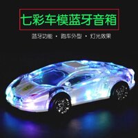 Nhiều Màu Sắc Xe Ô Tô Mẫu Loa Bluetooth Đèn Nhiều Màu Sắc Âm Thanh Mini Lamborghini Thể Thao Loa Siêu Trầm