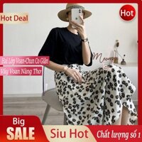 [NHIỀU MẪU SẴN] Chân Váy Voan Dài Họa Tiết Hoa Nhí Nhiều Màu - Chân Váy Dài Vintage Chất Liệu Voan Nhật Cực Thời Trang