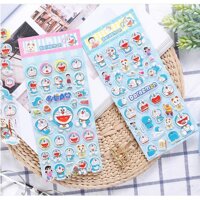 Nhiều mẫu Sticker dan nôi 3D Doreamon, Biêt đôi cho cưu hô, Siêu nhân người nhện Spider man, Khung long - Doreamon