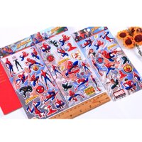 Nhiều mẫu Sticker dan nôi 3D Doreamon, Biêt đôi cho cưu hô, Siêu nhân người nhện Spider man, Khung long - Ngươi nhên