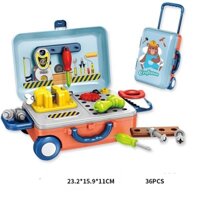 [Nhiều mẫu] Vali kéo hướng nghiệp cao cấp - đồ chơi vali đầu bếp, vali trang điểm, bác sĩ, thợ sửa chữa - MunMun