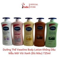 [Nhiều màu] Vaseline EN326 sữa dưỡng thể vaseline mỹ vòi xanh kem body lotion sáng mịn, dịu da 725ml