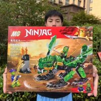 (Nhiều mẫu)Đồ chơi lắp ráp Ninjago Dragons Rising Lava Dragon - Mô hình lắp ghép Ninja City Rồng lửa nham thạch