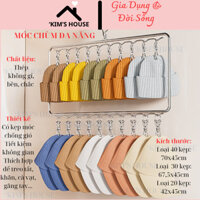 [NHIỀU SIZE]Móc Kẹp Đa Năng Chất Liệu Thép Không Gỉ Chống Tuột Treo Quần Áo, Mũ, Nón ,Tất, Vớ Bằng Inox Tiện Dụng