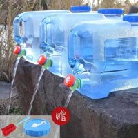 [Nhiều Thông Số Kỹ Thuật] Xô Ngoài Trời Hộ Gia Đình Lưu Trữ Nước Xô Khoáng Có Vòi Nhựa pc Bình Lọc Nước Lưu Trữ Nước Uống Gấp