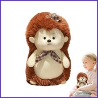 Nhím Đồ Chơi Nhồi Bông Nhím Đồ Chơi Có Mũ Và Thắt Nơ Búp Bê Động Vật Mềm Nhím Đồ Chơi Cozy Nhím Búp Bê Cho sarhanvn