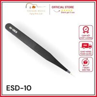 Nhíp đa năng ESD-10 hàng nhập khẩu , nhíp gắp linh kiện điện tử, guitar electric, nhíp gắp lông mi, nhíp gắp đá Kim Loại Tĩnh Điện - ESD-10