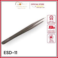 Nhíp đa năng ESD-10 hàng nhập khẩu , nhíp gắp linh kiện điện tử, guitar electric, nhíp gắp lông mi, nhíp gắp đá Kim Loại Tĩnh Điện - ESD-11