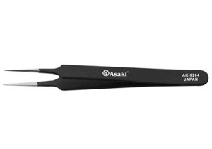 Nhíp gắp linh kiện chống tĩnh điện mũi nhọn Asaki AK-9204