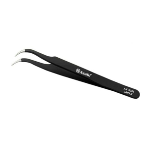 Nhíp gắp linh kiện chống tĩnh điện mũi cong Asaki AK-9205