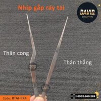 Nhíp gắp ráy tai thân thẳng