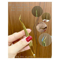 Nhíp Hoa Hồng Đen Pakistan Phủ Nhám Nano Nối Mi Volume, Tạo Fan, Tách Nối CLASSIC.