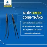 Nhíp Inox Creek trồng cây thủy sinh, gắp thức ăn bể cá